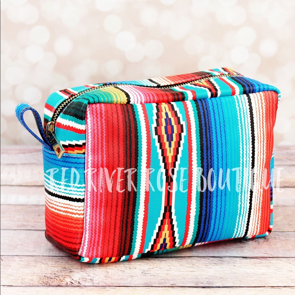 Serape Makeup Bags
